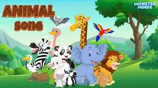 Chant, Dance, Learn: Dream English Animals Rhymes Adventure! | Monster Minds 🎶🦁🌍🎤🐾
