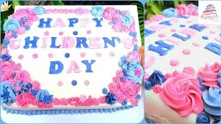 Let's make children's day theme cake @kumeecakes9685