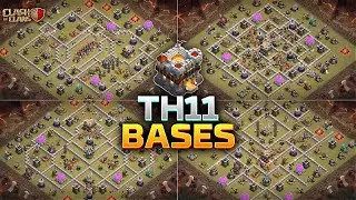 TOP 5 TH11 WAR BASE DESIGN + with link |2025|