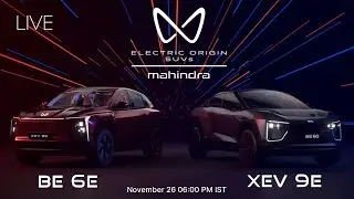 MAHINDRA Electric Origin SUVS EV Launch || Global Premiere || XEV9E & BE 6E SUVS Price reveal