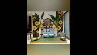 simple and elegant wedding reception stage// decoration theme// reception decoration stage ❤️