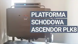 Platforma schodowa dla osób niepełnosprawnych | model Ascendor PLK8 na szynie krzywoliniowej