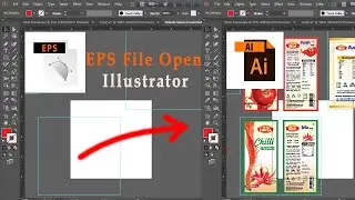 How to EPS File open in Illustrator.