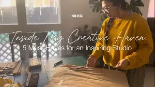 Inside My Creative Haven: My Top 5 Studio Essentials @dianacstinyard