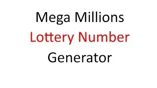Lucky Lottery Numbers (Mega Millions)