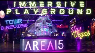 Las Vegas Indoor Mall Area 15 Immersive Playground & Entertainment Experience Tour & Review