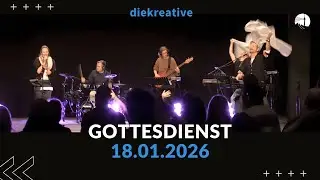 Livestream | Gottesdienst | diekreative | 18.01.2026