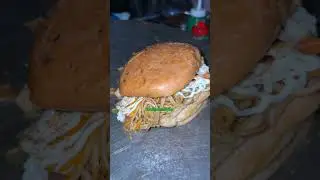 😱 Triple Layer cheese Burger/just 50rs#reels #ytshorts #cheeseburger