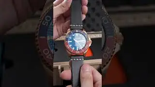Soda Black - Tesei Bronze Swiss Automatic | #spinnaker #watch #shorts #FYP