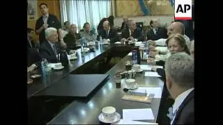 Reaction to Olmert plans for West Bank settlements