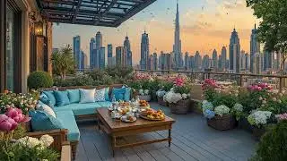 Luxury Spring Coffee Jazz Dubai ☕🌸 Smooth Café Jazz for Stylish Work & Chill Moments