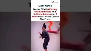 Aur CRM Chahiye?🔥 Unlimited Users & Access with Wortal CRM!