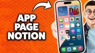 Как заставить виджет приложения iPhone открывать конкретную страницу Notion 2025 (пошаговое руков...