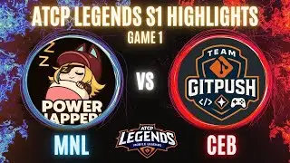 Manila vs Cebu Highlights Game 1 | ATCP Legends S1 | MNL (Power Nappers) vs CEB (GitPush)
