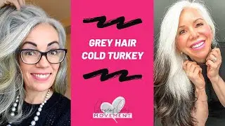 Grey Hair Transition - Cold Turkey