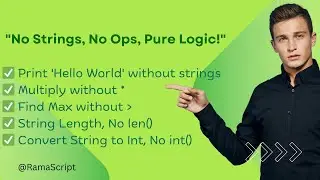 5 Genius Coding Hacks That Will Blow Your Mind! 💻🚀 | Must-Try Programming Tricks @RamaScript #python