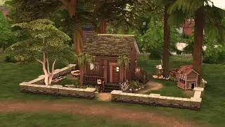 TINY WEREWOLF STARTER SHACK | The Sims 4 Speed Build