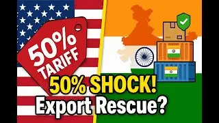 India vs USA: 50% Tariff Shock | Modi Govt का Export Support Plan Explained