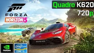 Forza Horizon 5 | NVIDIA Quadro K620 + I5 2500K - 2024 | 720p, v.Low \ Low