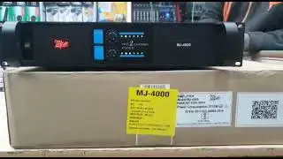 Mpro MJ-4000 power amplifier