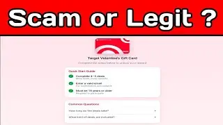 Tarreward.com Review - Is Target Valentine's Gift Card Legit or Scam?