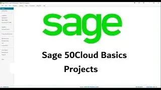 Sage 50Cloud - Projects (basics)