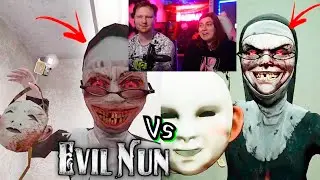 Реакция на Evil Nun Mask Game Over Vs Evil Nun The Broken Mask Mask Game Over | Comparison