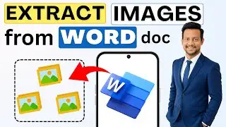 How to Extract & Save Images from Word Document in Mobile | Download Photos from Word File