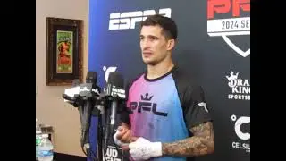 PFL MMA Winner Baggio Ali Walsh - Post Fight Q&A - Seminole Hard Rock in Hollywood, Florida