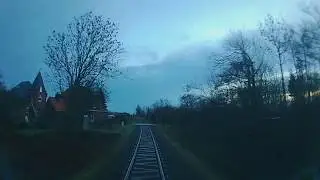 Timelapse Zugfahrt St Peter Ording - T&ouml;nning