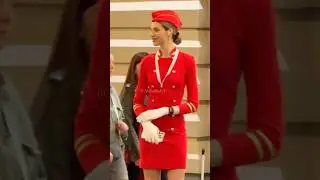 I brightened up passers-by in my favorite red dress from 
