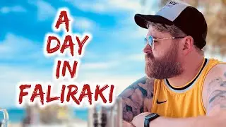 A Day In Faliraki | Bar Street and Beach Bars