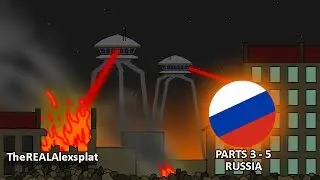 Pivot Alien Invasion Fight War Animation series 1 (Parts 3 - 5 - Russia)