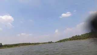 Bathing at the confluence of river tunga and Bhadra | Kudli