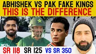 Abhishek Sharma Vs Pakistani Fake Kings And Power Hitters | This Is The Difference 