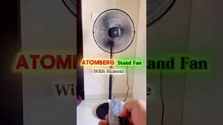Atomberg Stand Fan with Remote ✅ Best in the Market 👌🏻💥 Quality Product 🔥 #atomberg #pedestalfan