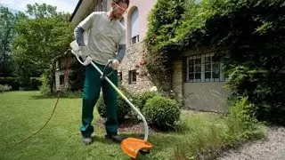 STIHL FSE 81 ELECTRIC BRUSH CUTTER DEMO