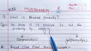 setPriority() and getPriority() method in java multithreading | Learn Coding