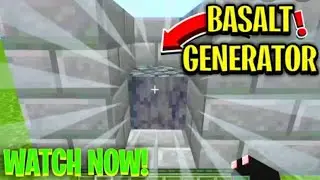 HOW TO MAKE BASALT GENERATOR || MINECRAFT HACKS || AD 72 GAMING