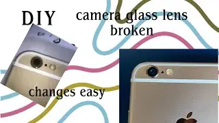 Replace broken camera glass lens of iphone 6s.