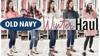 OLD NAVY WINTER TRY-ON! Cozy Winter Finds! Vlogmas 2021