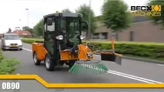 Weed brush Becx OB90 on Karcher MIC42