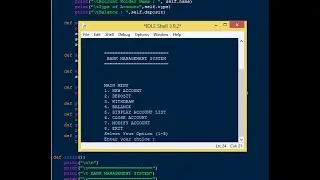Simple Banking System with Database in Python