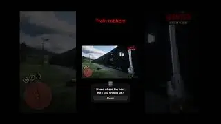 Train robbery #rdr2 #viralvideo