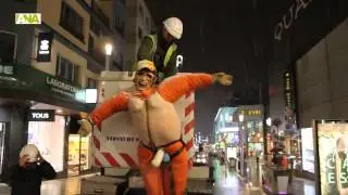 La penjada del Carnestoltes: tret de sortida als actes de Carnaval a Escaldes i Andorra la Vella