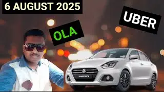 Ola Car Driver Earnings In Hyderabad 6 AUGUST 2025 l Uber Cab Business In Hyderabad #taxi #vlog #ola