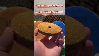 Z-LION Diamond Sponge floor buff polishing pads for marble#diamondtools #stonepolishing #marble