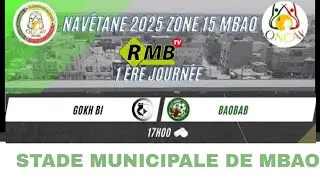 DIRECT: STADADE MUNICIPAL DE MBAO SUITE 1iere JOURNE  CNP 2025 ZONE 15 MBAO . GOKHBI vs  BAOBAB