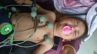 Hospital gaye🏥izhan ki karaye E C G