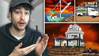 INSEL ZU 90% FERTIG - WIR BAUEN OBSERVATORIUM + ALTES SCHIFF | Craft Attack 9 #11 | Rotpilz